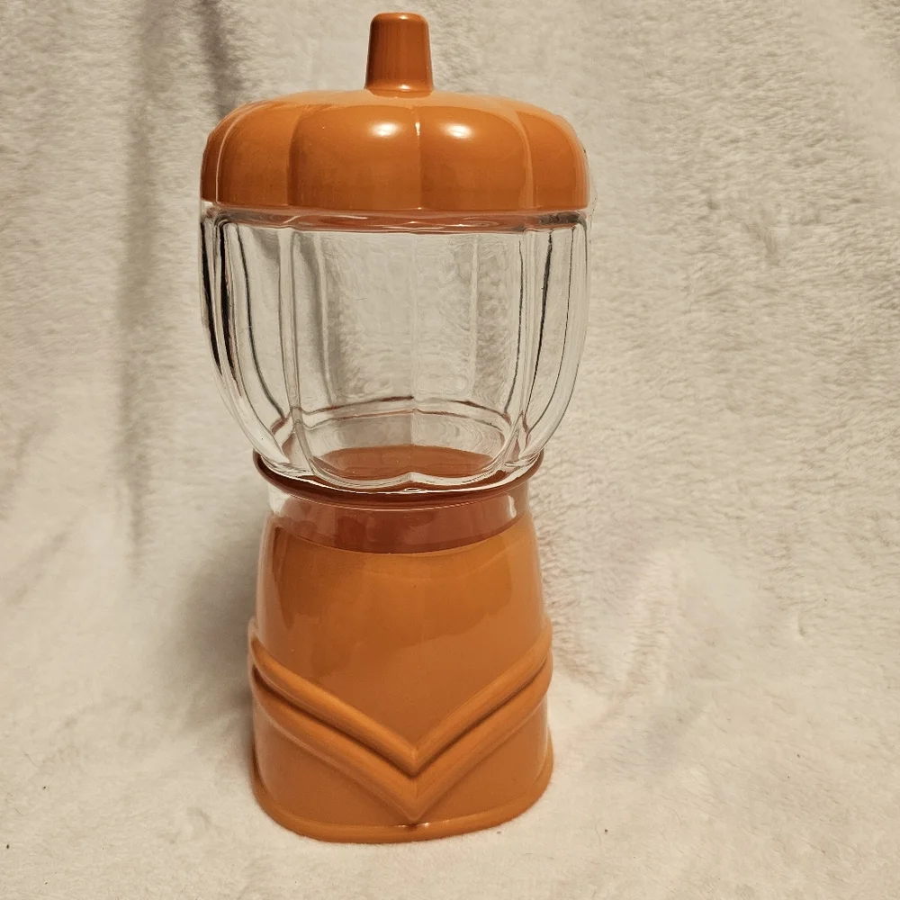 Target Halloween Fall Pumpkin Gumball Machine Glass Container